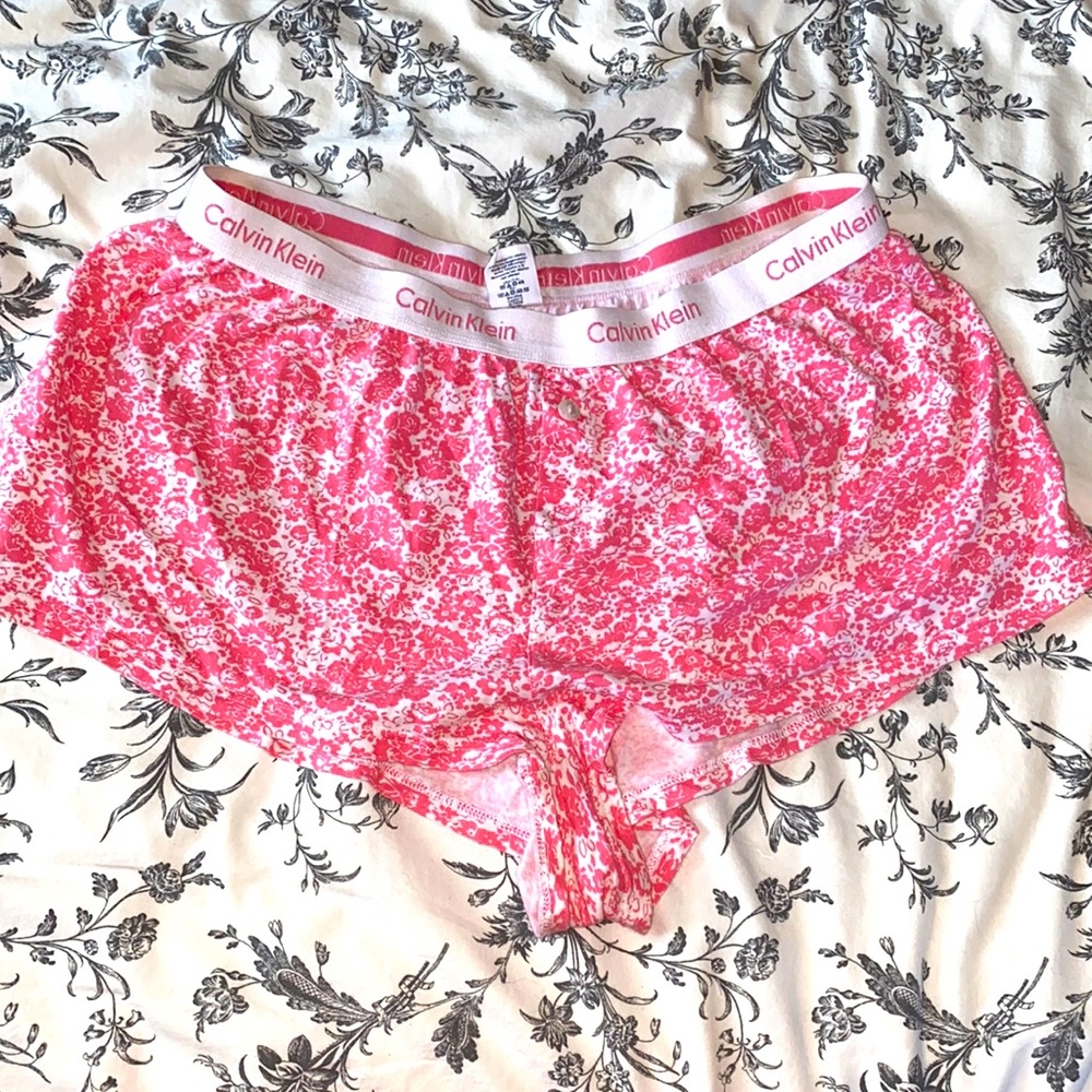 Calvin Klein pajama shorts